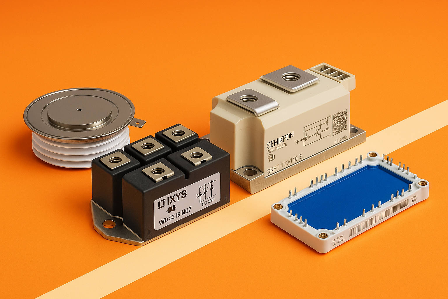 Köprü Diyot Modülleri Nedir? Endüstriyel Güç Elektroniğinde Doğru Redresör Seçimi