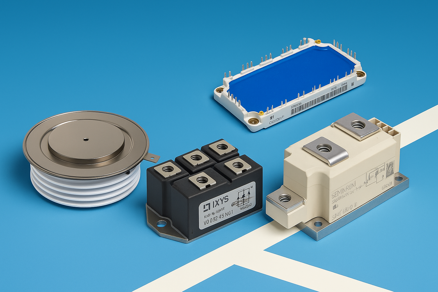 Disk Tipi Tristörler Nedir? Yüksek Akım Uygulamaları İçin Güçlü ve Dayanıklı Çözüm