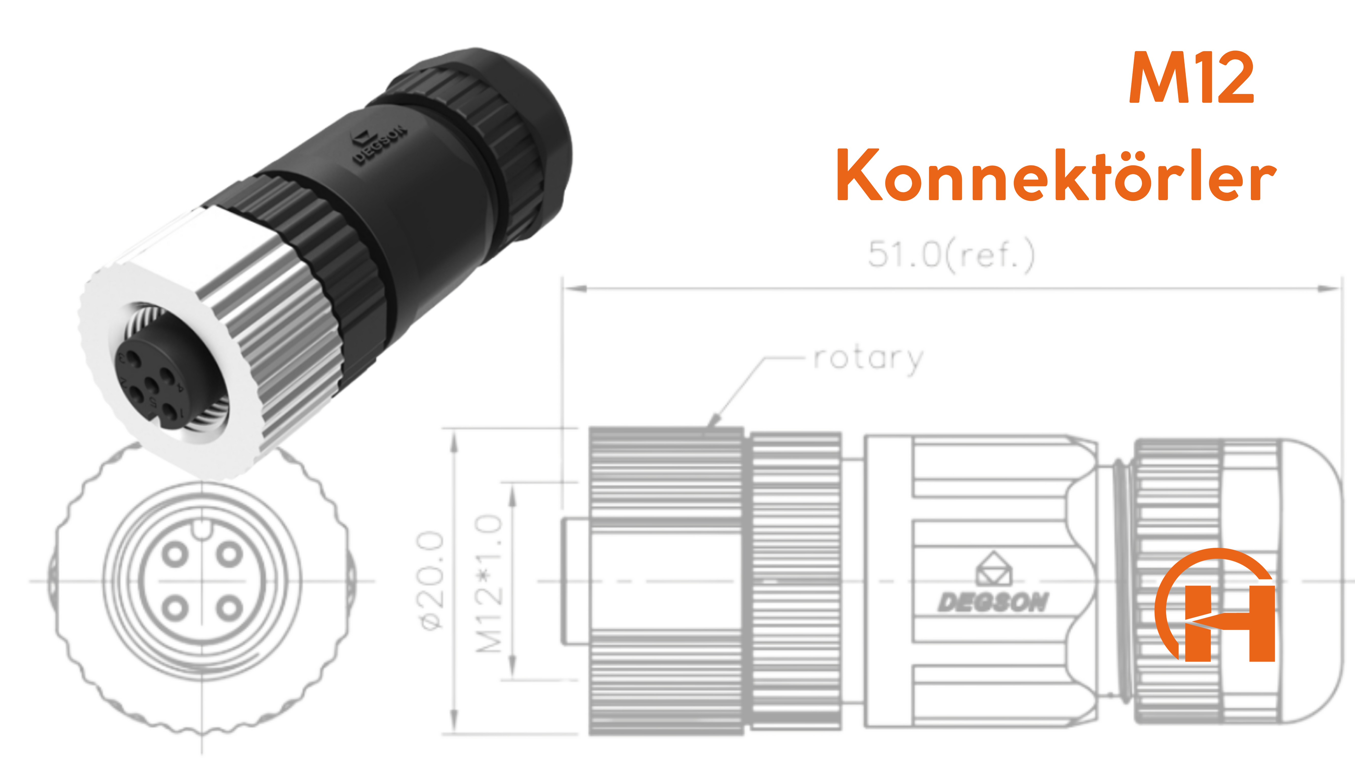 M12 Konnektörleri: Endüstriyel Bağlantı Çözümlerinde Güvenilir Çözüm
