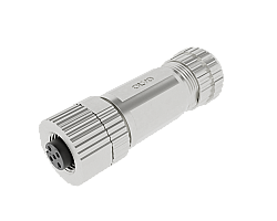 M12 12 PİN DİŞİ DÜZ METAL KONNEKTÖR OLVO