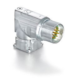 M23 12 Kontak Panel Tip Erkek P Dizilim 90° Konnektör TE CONNECTİVİTY INTERCONTEC - INTERCONTEC