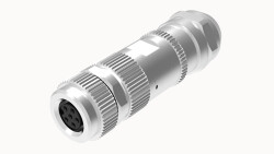 M8 4 PİN DİŞİ DÜZ METAL KONNEKTÖR DEGSON