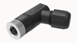 M8 3 PİN DİŞİ 90° SEYYAR KONNEKTÖR DEGSON