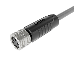 M8 4 PİN DİŞİ DÜZ 2 M PVC SENSÖR KABLOSU OLVO