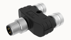 M8 A-KOD 4 PİN Y DAĞITIM KONNEKTÖRÜ M8 4 PİN GİRİŞ BAĞLANTI UCU ERKEK, M8 3 PİN ÇIKIŞ 1 BAĞLANTI UCU DİŞİ, M8 3 PİN ÇIKIŞ 2 BAĞLANTI UCU DİŞİ DEGSON